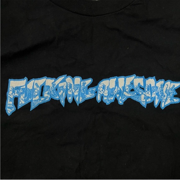 FUCKING AWESOME CHERUB FIGHT TEE - BLACK Size Large - Picture 6 of 11